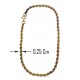 BRACCIALE FUNE MISURE  - Funetta Donna Oro Giallo Bianco 18 Kt Carati Ct 750 