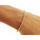 FOTO BRACCIALE FUNE INDOSSATO - Funetta Donna Oro Giallo Bianco 18 Kt Carati Ct 750 
