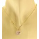 Collana Della Fortuna oro Giallo Donna 18 Kt Carati Ct 750 Farfalla