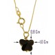 Collana Della Fortuna oro Giallo Donna 18 Kt Carati Ct 750 Farfalla