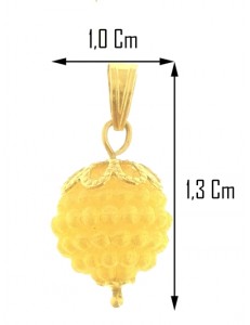 COLLANA NESPOLINA GIALLA - Donna Oro Giallo 18 kt Carati Ct 750