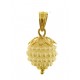 PENDENTE NESPOLINA BIANCA - Donna Oro Giallo 18 Kt Carati Ct 750