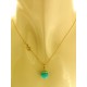 FOTO BUSTO COLLANA NESPOLINA TURCHESE - Donna Oro Giallo 18 kt Carati Ct 750