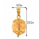 FOTO MISURE COLLANA CRISTALLO ROSA - Donna Oro Giallo 18 kt Carati Ct 750