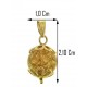 PENDENTE FOGLIA ORO - Donna Oro Giallo 18 Kt Carati Ct 750 1,20 Gr
