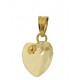 PENDENTE CUORE TRASPARENTE - 8 colori oro Giallo Donna 18 Kt Carati Ct 750 0,7Gr