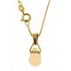 COLLANA PUNTO LUCE GOCCIA ROSA - Donna Giallo 18 kt Carati 750