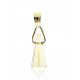 PENDENTE TRASPARENTE - oro Giallo Donna 18 Kt Carati Ct 750 0,7 Gr
