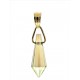 PENDENTE SPECCHIATO TRASPARENTE - oro Giallo Donna 18 Kt Carati Ct 750 0,7 Gr