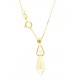 COLLANA PRISMA TRASPARENTE - Oro Giallo Donna 18 Kt Carati Ct 750