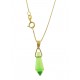 COLLANA PRISMA ROSSA - Oro Giallo Donna 18 Kt Carati Ct 750