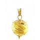 PENDENTE CRISTALLO GIALLO SFACCETTATO - 8 colori oro Giallo Donna 18 Kt Carati Ct 750 1,95 Gr