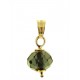 PENDENTE SOLITARIO SCURO - 7 colori oro Giallo Donna 18 Kt Carati Ct 750 