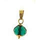 PENDENTE SOLITARIO BLU - 7 colori oro Giallo Donna 18 Kt Carati Ct 750 
