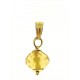 PENDENTE SOLITARIO GIALLO - 7 colori oro Giallo Donna 18 Kt Carati Ct 750 
