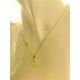 COLLANA SOLITARIO GIALLO  - 7 Colori oro Giallo Donna 18 Kt Carati 750