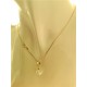 COLLANA SOLITARIO TRASPARENTE - 7 Colori oro Giallo Donna 18 Kt Carati 750