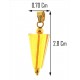 COLLANA CONO - 3 Colori oro Giallo Donna 18 Kt Carati 750