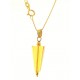 COLLANA CONO - 3 Colori oro Giallo Donna 18 Kt Carati 750