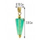 COLLANA CONO - 3 Colori oro Giallo Donna 18 Kt Carati 750