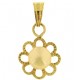 Ciondolo Pendente Perla Filigrana Donna Oro Giallo 18 Kt Ct Carati 750 0,60 Gr