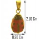 COLLANA COCCINELLA - Bimbo Bambina Oro Giallo 18 Kt Carati Ct 750