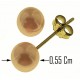 Orecchini Bimba Bambina Farfalline Farfalla Oro Giallo 18 kt Carati Ct 750