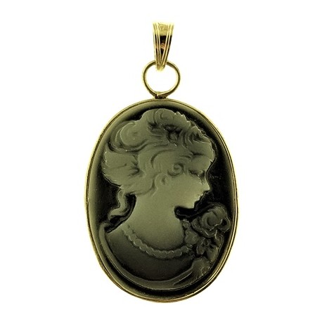 PENDENTE CAMEO 02 - ciondolo in oro 18 kt 750