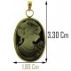 PENDENTE CAMEO 02 - ciondolo in oro 18 kt 750