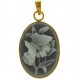 pendente cameo 04 - Donna Oro Giallo 18 Kt Carati Ct 750