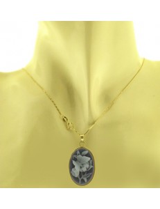 CAMEO 04 - Donna Oro Giallo 18 Kt Carati Ct 750