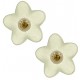 Orecchini Fiore Bimba Bambina oro 18 Kt 750 0,65 Gr