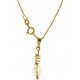 COLLANA GOCCIA - Donna Oro Giallo 18 Kt Carati Ct 750 