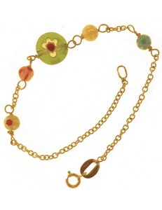 BRACCIALE MURRINA TONDO - 15,0 Cm Oro Giallo 18 Kt Carati Ct 750 1,40 Gr