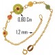 BRACCIALE MURRINA TONDO - 15,0 Cm Oro Giallo 18 Kt Carati Ct 750 1,40 Gr