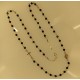 COLLANE UNISEX - Collana Catena Rosario Uomo Donna Unisex Oro Bianco 18 KT Carati Ct 750 2,45 Gr