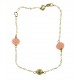 BRACCIALE PERLA 21 CM - Braccialetto  Donna oro Giallo18 Kt 750 Zirconi 