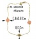 BRACCIALE PERLA 21 CM - Braccialetto  Donna oro Giallo18 Kt 750 Zirconi 