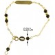 BRACCIALE TARGA BIMBO - Bimbo Bambina Oro Giallo 18 Kt Carati Ct 750 