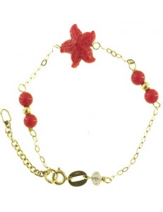 BRACCIALE BIMBA STELLA - Bambina Oro Giallo 18 kt Carati Ct 750 