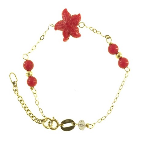 BRACCIALE BIMBA STELLA - Bambina Oro Giallo 18 kt Carati Ct 750 