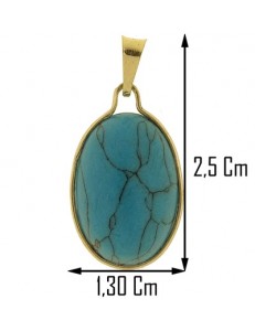 COLLANA TURCHESE - Donna Oro Giallo 18 Kt Carati Ct 750