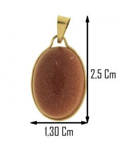 COLLANA CABOCHON ARENARIA AUREA - Donna Oro Giallo 18 Kt Carati Ct 750 3,5 Gr