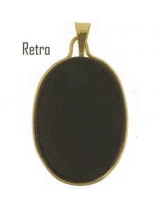 PENDENTE CAMEO - Donna Oro Giallo 18 Kt Carati Ct 750