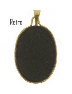 PENDENTE CAMEO - Donna Oro Giallo 18 Kt Carati Ct 750