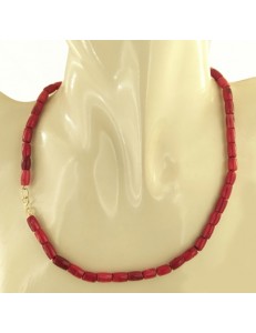 COLLANA CORALLO - Donna Oro Giallo 18 Kt Carati Ct 750 