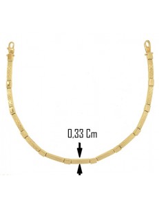 BRACCIALI UNISEX - Bracciale Braccialetto Uomo Donna Unisex Oro Giallo 18 kt Carati Ct 750 7,30 Gr