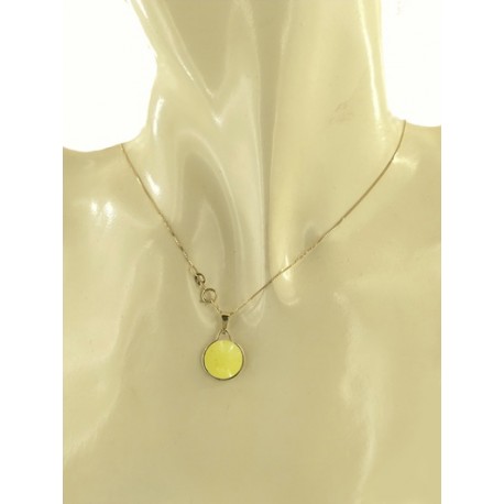 COLLANA AGATA NERA - Donna Oro Giallo 18 Kt Carati 750 