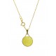 COLLANA AGATA NERA - Donna Oro Giallo 18 Kt Carati 750 