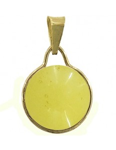 PENDENTE CABOCHON - Donna  Oro Giallo 18 Kt Carati Ct 750